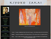 Tablet Screenshot of kiyokosakai.com